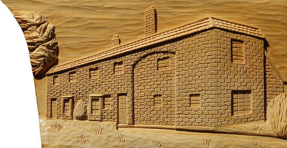 Scrooby Manor - Carver: Charles Larkins Sr.