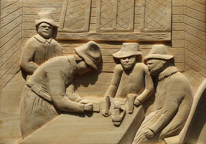 Signing the Mayflower Compact